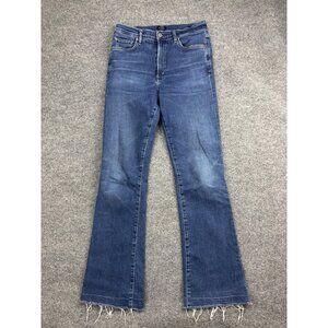 Citizens of Humanity Jeans Womens 29 Blue Marion Bootcut Raw Hem Stretch Denim
